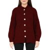Reichstadt Relaxed Fit Strickjacke Dekorative Knöpfe 25RSW094