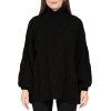 Reichstadt Relaxed Fit Strickpullover Zopfstruktur 25RSW091