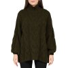 Reichstadt Relaxed Fit Strickpullover Zopfstruktur 25RSW091