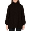 Reichstadt Relaxed Fit Strickpullover Zopfstruktur 25RSW091