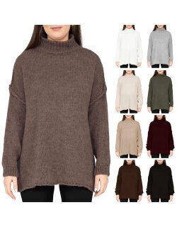 Reichstadt Relaxed Fit Strickpullover Überschnittene Schultern 25RSW095