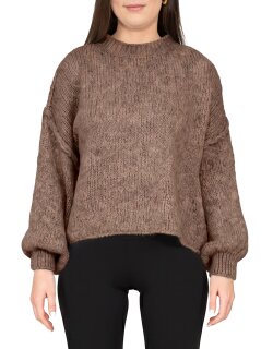 Reichstadt Relaxed Fit Strickpullover Gleichmäßige Strickoptik 25RSW096