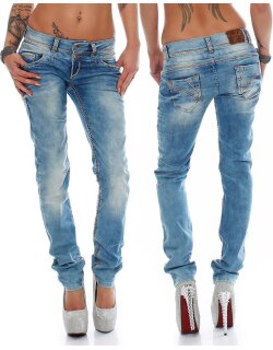 Cipo & Baxx Damen Jeans CBW0347A