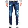 Cipo & Baxx slim fit Jeans Herren Stonewashed CD392 Blue W33/L32