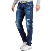 Cipo & Baxx slim fit Jeans Herren Stonewashed CD392 Blue W33/L32