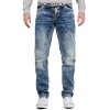 Cipo & Baxx regular fit Jeans Herren Stonewashed CD148 Blue W38/L34