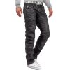 Cipo & Baxx Regular Fit Jeans Herren Mid Waist C0812 Black W40/L34