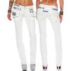 Cipo & Baxx Regular Fit Jeans Damen Mid Waist CBW0245 White W25/L32