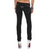Cipo & Baxx Regular Fit Jeans Damen Ohne Waschung  CBW0313 Black W28/L32
