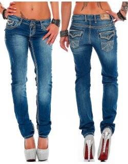 Cipo & Baxx Damen Jeans WD201
