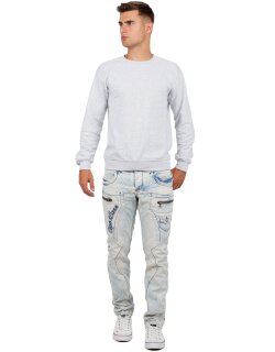 Cipo & Baxx regular fit Jeans Herren Stonewashed CD272 Blue W31/L32