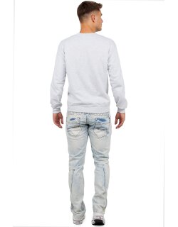 Cipo & Baxx regular fit Jeans Herren Stonewashed CD272 Blue W34/L32