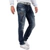 Cipo & Baxx regular fit Jeans Herren Stonewashed CD296 Blue W34/L34