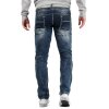 Cipo & Baxx regular fit Jeans Herren Stonewashed CD296 Blue W38/L32
