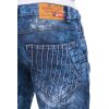 Kosmo Lupo Regular Fit Jeans Herren Stonewashed  KM130 Blue W40/L34