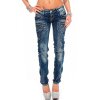 Cipo & Baxx Slim Fit Jeans Damen Stonewashed  WD200B Blue W27/L32