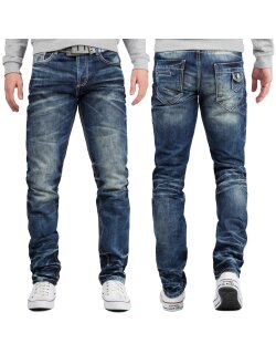 Cipo & Baxx regular fit Jeans Herren Stonewashed CD328