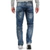 Cipo & Baxx regular fit Jeans Herren Stonewashed C1178 Blue W33/L32