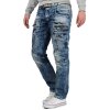 Cipo & Baxx regular fit Jeans Herren Stonewashed C1178 Blue W38/L32