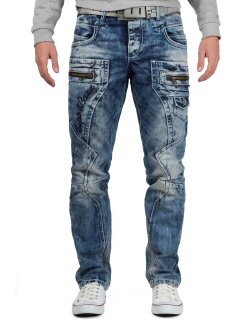 Cipo & Baxx regular fit Jeans Herren Stonewashed...