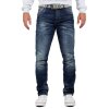 Cipo & Baxx Regular Fit Jeans Herren Stonewashed CD186A Blue W36/L32
