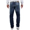 Cipo & Baxx Regular Fit Jeans Herren Stonewashed CD186A Blue W38/L34