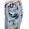 Cipo & Baxx slim fit Jeans Damen Stonewashed WD216 Blue W29/L32