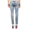 Cipo & Baxx Slim Fit Jeans Damen Stonewashed WD216 Blue W32/L34