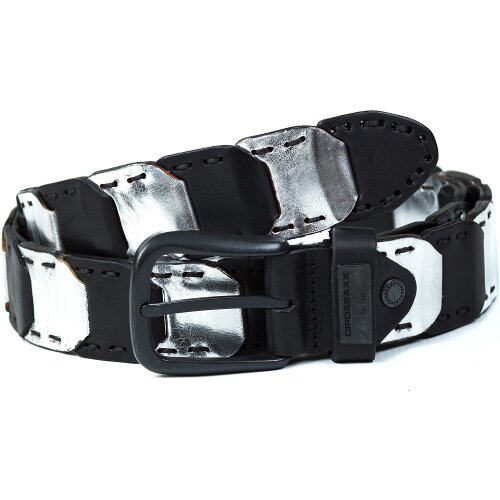Cipo & Baxx Herren Gürtel CG104 Black 110cm x 4,5cm