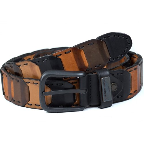 Cipo & Baxx Herren Gürtel CG104 Taba 95cm x 4,5cm