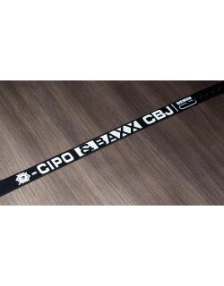 Cipo & Baxx Herren Gürtel C-2133 Black 100cm x 4,3cm