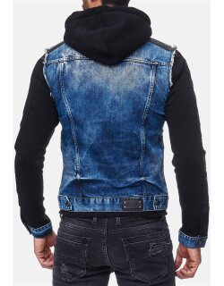 Cipo & Baxx regular fit Jacke Herren Denim CJ154 Blue L