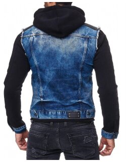 Cipo & Baxx regular fit Jacke Herren Denim CJ154 Blue L