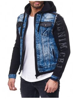 Cipo & Baxx regular fit Jacke Herren Denim CJ154 Blue L