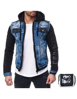 Cipo & Baxx regular fit Jacke Herren Denim CJ154 Blue L