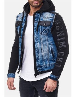 Cipo & Baxx regular fit Jacke Herren Denim CJ154 Blue L