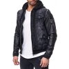 Cipo & Baxx Regular Fit Jacke Herren Stonewashed C1290 Black M