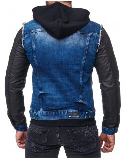 Cipo & Baxx Regular Fit Jacke Herren Stonewashed C1290 Blue L