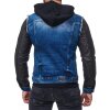 Cipo & Baxx Regular Fit Jacke Herren Stonewashed C1290 Blue L