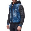 Cipo & Baxx Regular Fit Jacke Herren Stonewashed C1290 Blue L