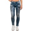 Cipo & Baxx slim fit Jeans Damen Stonewashed WD322 Blue W32/L32