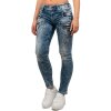 Cipo & Baxx slim fit Jeans Damen Stonewashed WD322 Blue W31/L34
