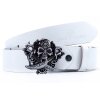 Cipo & Baxx Herren Gürtel CG146 White 95cm x 3,8cm