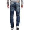 Cipo & Baxx Regular Fit Jeans Herren Stonewashed CD391 Blue W30/L34