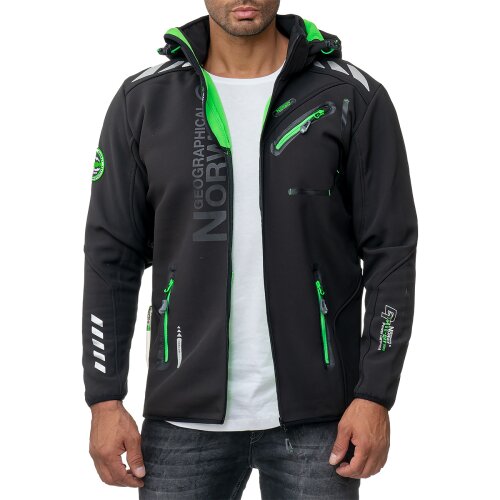 Geographical Norway Regular Fit Jacke Herren Ohne Waschung  Royaute Men Black L