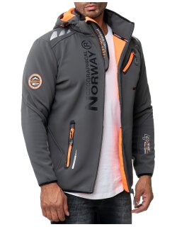 Geographical Norway Regular Fit Jacke Herren Ohne Waschung  Royaute Men Dark Grey M