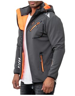 Geographical Norway Regular Fit Jacke Herren Ohne Waschung  Royaute Men Dark Grey XXL