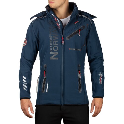 Geographical Norway Regular Fit Jacke Herren Ohne Waschung  Royaute Men ASSORT Navy L
