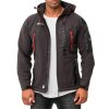 Geographical Norway Regular Fit Softshelljacke Ohne Waschung  Techno Men