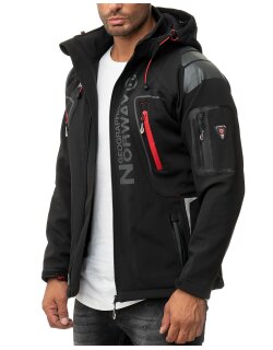 Geographical Norway Regular Fit Softshelljacke Ohne Waschung  Techno Men Black L